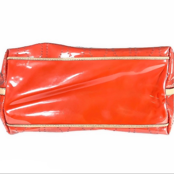 ♠️KATE SPADE Orange Geometric Patterned Bag - Picture 5 of 7